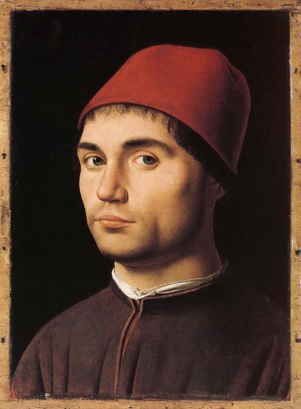 Antonello da Messina Portratt of young man oil painting picture